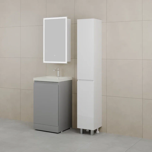 Тумба под раковину Style Line Батлер 50 СС-00002489 серая фото