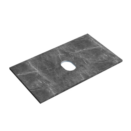 Столешница без отверстия под смеситель Sancos TT80A1 80 см, black sky фото