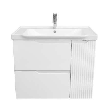Тумба с раковиной Comforty Сидней-80 00-00022912CF белая матовая фото