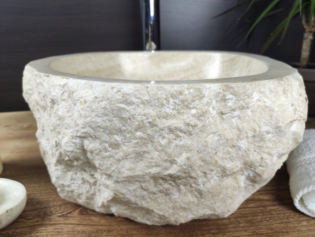 Накладная раковина из оникса Indo Erozy Блитар EO-00079 фото