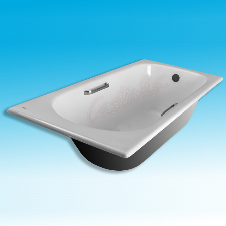 Чугунная ванна Castalia 150x70 с ручками фото