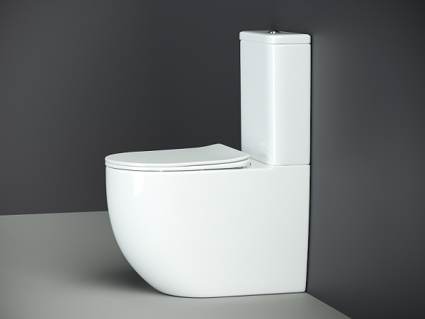 Унитаз компакт безободковый Ceramica Nova Mia Rimless CN1801-B с сиденьем с микролифтом фото