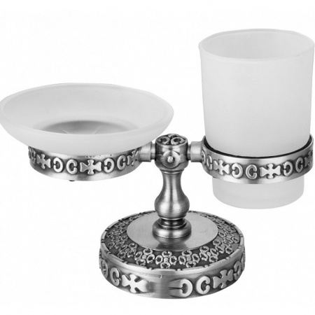 Стакан для зубных щеток с мыльницей Zorg Antic AZR 22 SL фото