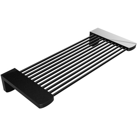 Полка для полотенец Bemeta Dark 146102270 черная матовая фото