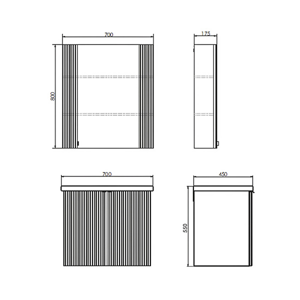 Тумба с раковиной Comforty Лима 70П 00-00015478 антрацит фото