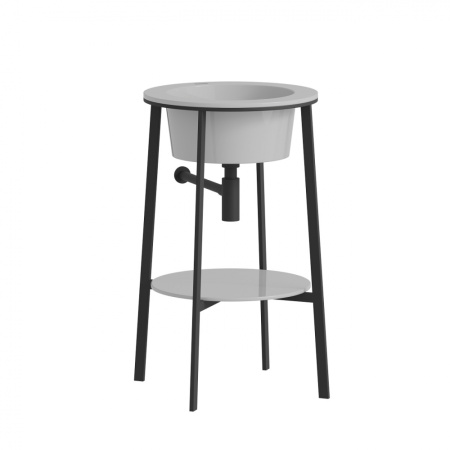 Консоль с керамической раковиной Abber Bequem AC2130 фото