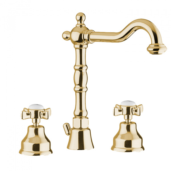 Смеситель для раковины двухвентильный Tiffany World London TW1709617D0oro фото