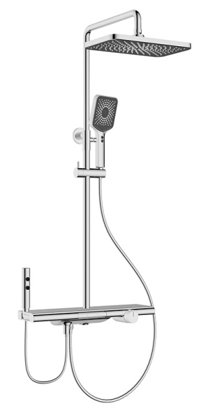 Душевая система с термостатом и гигиеническим душем Kaiser Sano 08777 хром фото