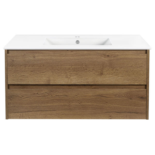 Тумба под раковину Vincea Gio VMC-2G100TO T.Oak 100 см фото