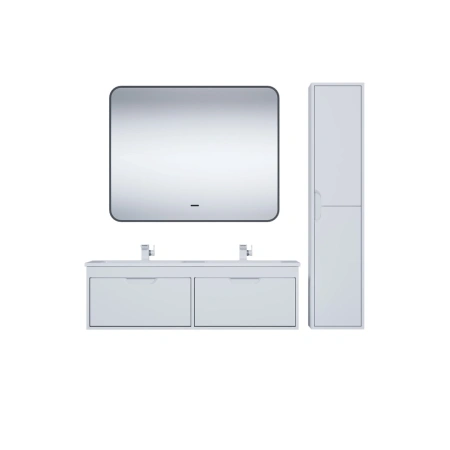 Тумба под двойную раковину Uperwood Modul 120 TModul120W белая фото