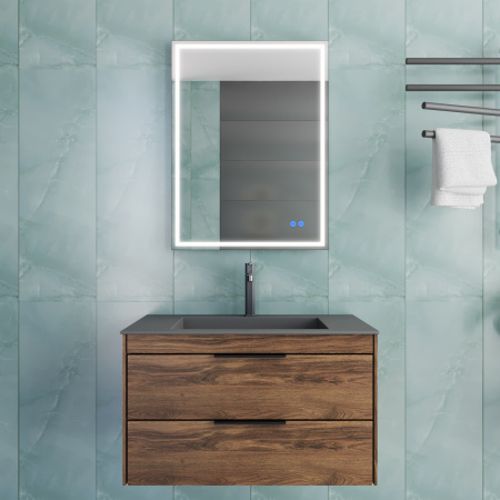 Тумба под раковину Vincea Chiara 2D VMC-2C2800CO С.Oak 80 см фото