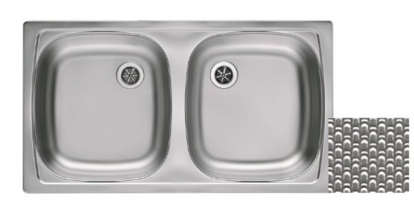 Мойка для кухни Alveus Basic 160 (Декор), слив 60 мм фото