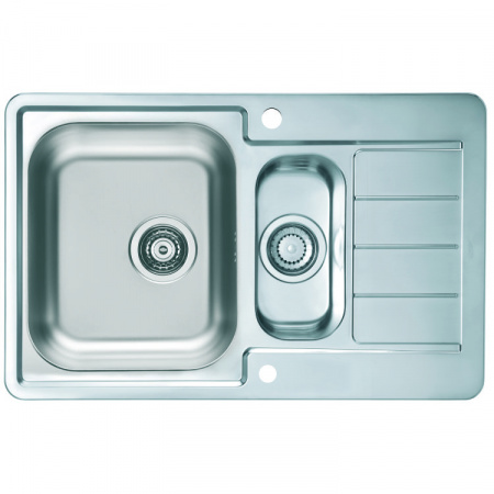Мойка для кухни Alveus Line Maxim 70 Сатин, клапан автомат фото