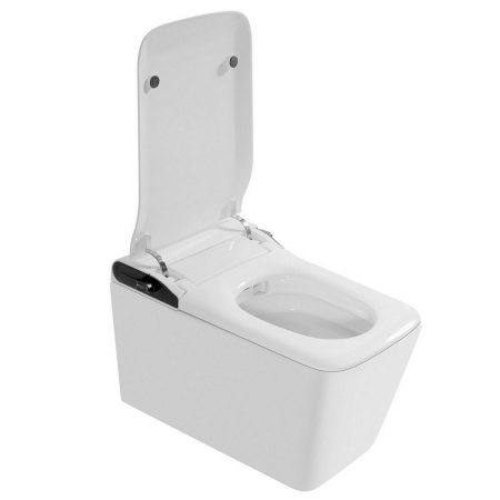 Электронный унитаз-биде импульсный Abber Rechteck AC1215S с инсталляцией AC0101P фото