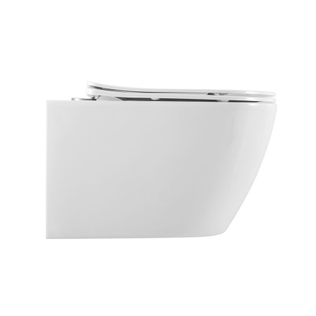 Унитаз подвесной безободковый Art&Max Romantic AM213CHR/SC с сиденьем фото