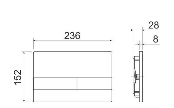 Инсталляция для унитаза Ceramica Nova Envision CN1002CH с кнопкой фото
