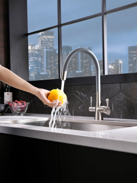 Смеситель для кухни с подключением к фильтру Lemark Comfort LM3075BN фото