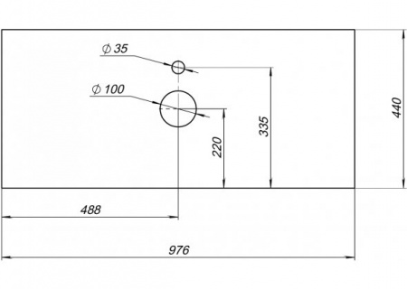 Столешница Aquanet Nova Lite 100 00257606 бежевая фото
