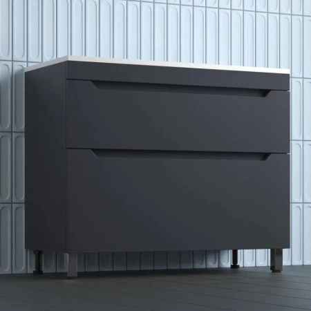 Тумба напольная Style Line Остин 100 ЛС-00002400 графит фото