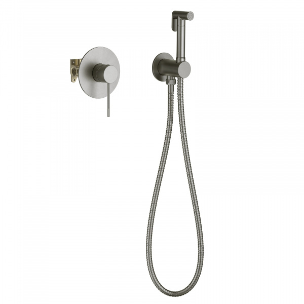 Гигиенический душ со смесителем Timo Saona 2389/18SM черное золото фото