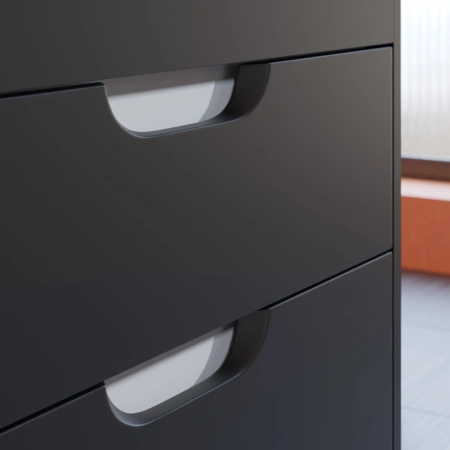 Тумба под раковину Uperwood Modul 65 2930205151 черная фото