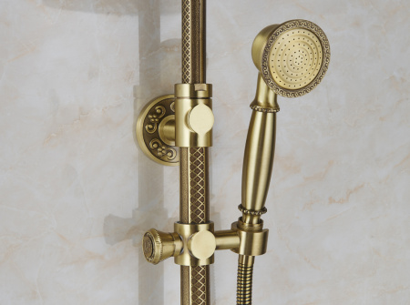 Душевая система (стойка) Zorg Antic A 201DS-BR фото