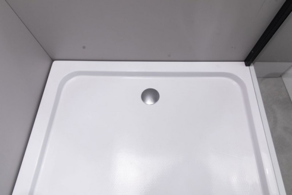 Душевой уголок Esbano ESUGD7190B 100x80 черный матовый фото