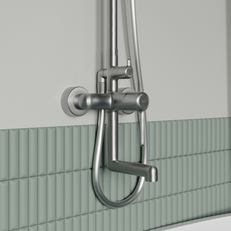 Душевая система Iddis Aiger AIGBC3Fi06 хром матовый фото