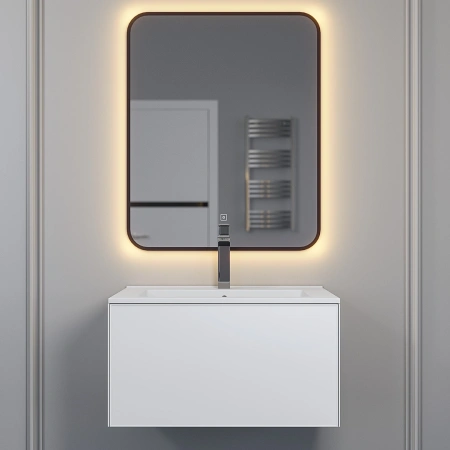 Тумба под раковину Uperwood Parma 65 3930205460 белая фото