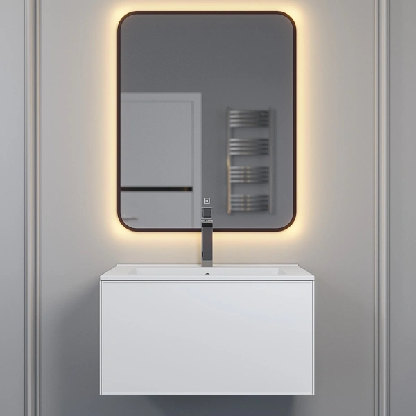 Тумба под раковину Uperwood Parma 65 3930205460 белая фото