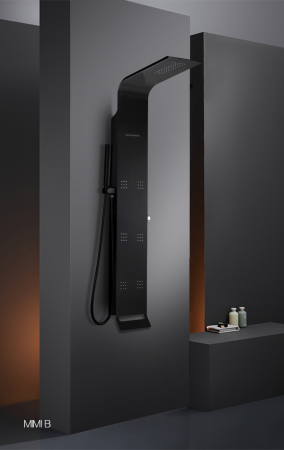 Душевая панель Cerutti SPA Mimi СТ9327 черная матовая фото