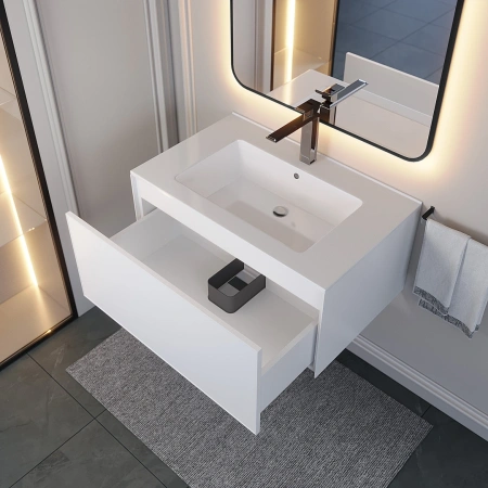 Тумба под раковину Uperwood Parma 75 3930205463 белая фото