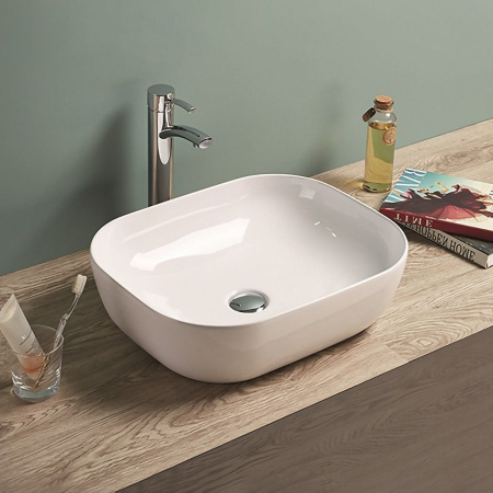 Накладная раковина Art&Max AM-78104 50x40 белая фото