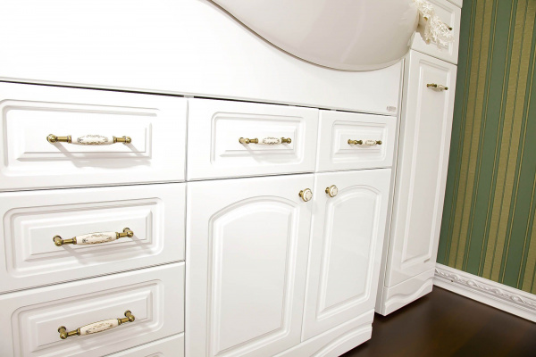 Тумба с раковиной Бриклаер Анна 90/2 R фото