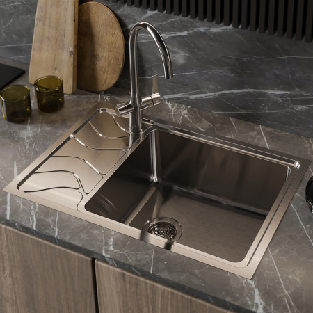 Мойка кухонная Iddis Reeva REE71SRi77 фото