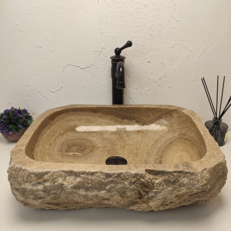 Накладная раковина из оникса Erozy Sunset EO-01225 (55*43*15) фото