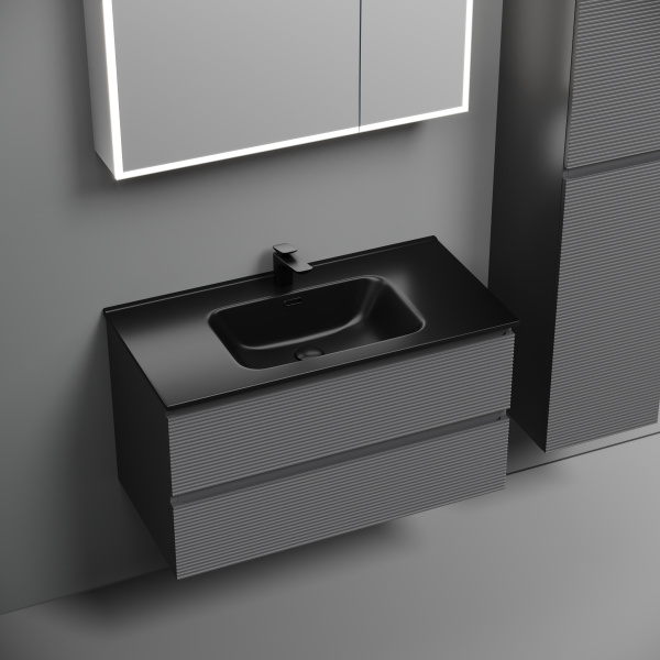 Тумба под раковину Sancos Folk FL90GS Grey soft фото