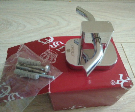 Крючок для ванной двойной Kaiser Oval KH-2042 фото