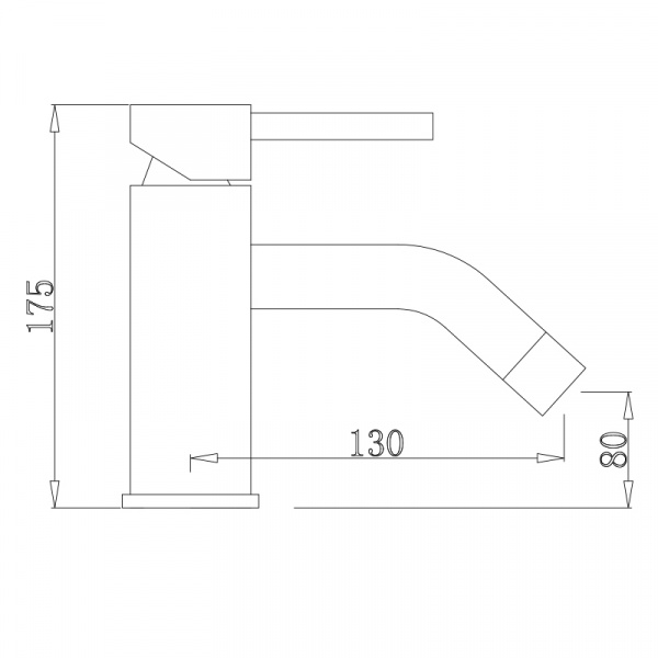 Смеситель для раковины Kaiser Merkur 26111 фото