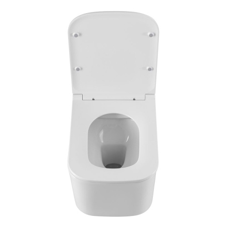 Унитаз подвесной безободковый Art&Max Latina AM215CHR/SC с сиденьем фото