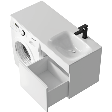 Тумба под стиральную машину Aqwella Duet 115 DU01051 фото