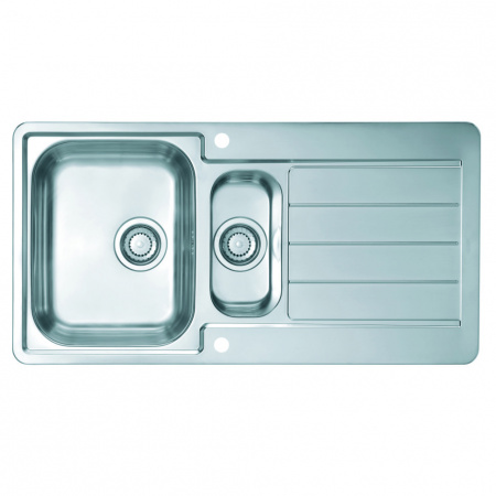 Мойка для кухни Alveus Line Maxim 10 сатин, клапан автомат фото