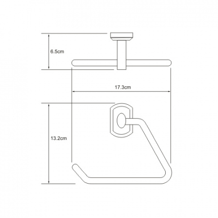 Полотенцедержатель WasserKRAFT Oder К-3061 фото