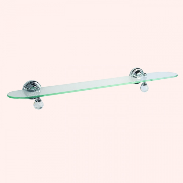 Полка стеклянная Tiffany World Crystal TWCR118cr-sw фото