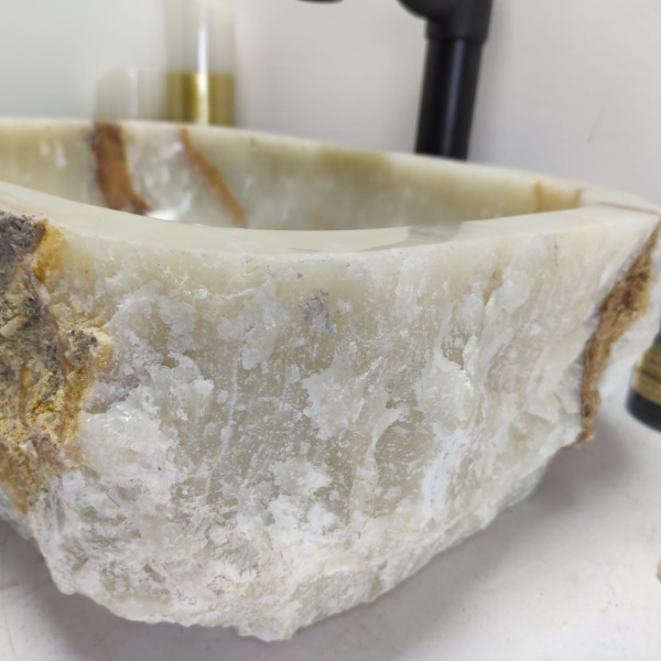 Накладная раковина из оникса Erozy Green EO-00790 (51*37*15см) фото