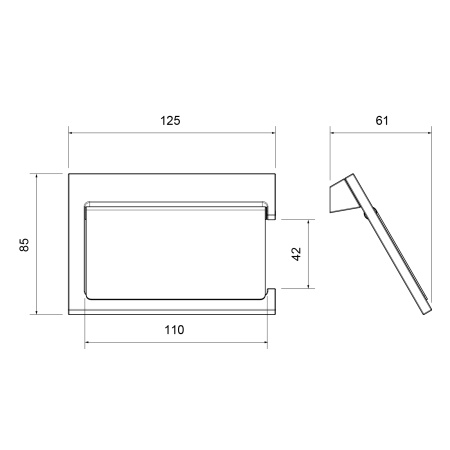 Держатель для туалетной бумаги Timo Petruma 15242/13 Никель фото