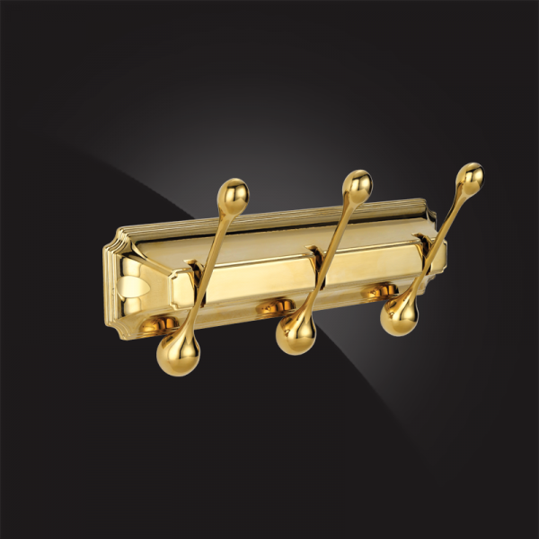Планка с тремя крючками Elghansa Hermitage HRM-930-Gold фото