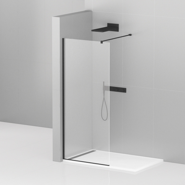 Душевая перегородка Cezares Liberta LIBERTA-L-1-125-120-C-NERO фото