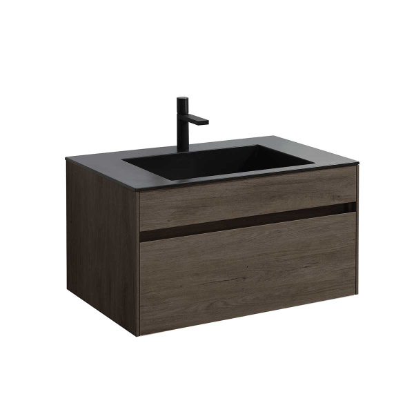 Тумба под раковину Vincea Chiara VMC-2C800RO R.Oak 80 см фото