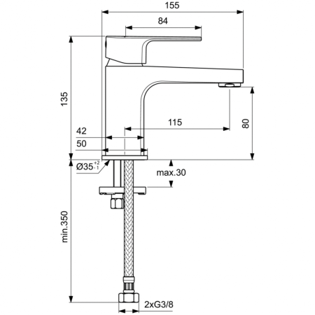 Смеситель для раковины Ideal Standard BC682AA фото